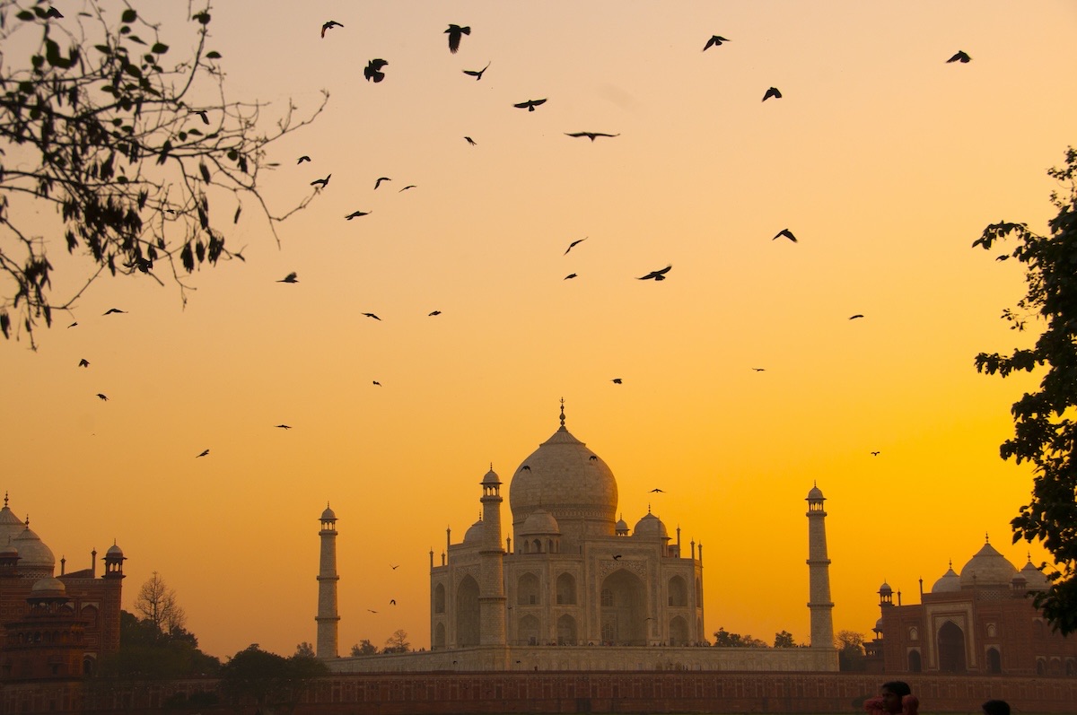 Taj Mahal at sunset — plan your India trip